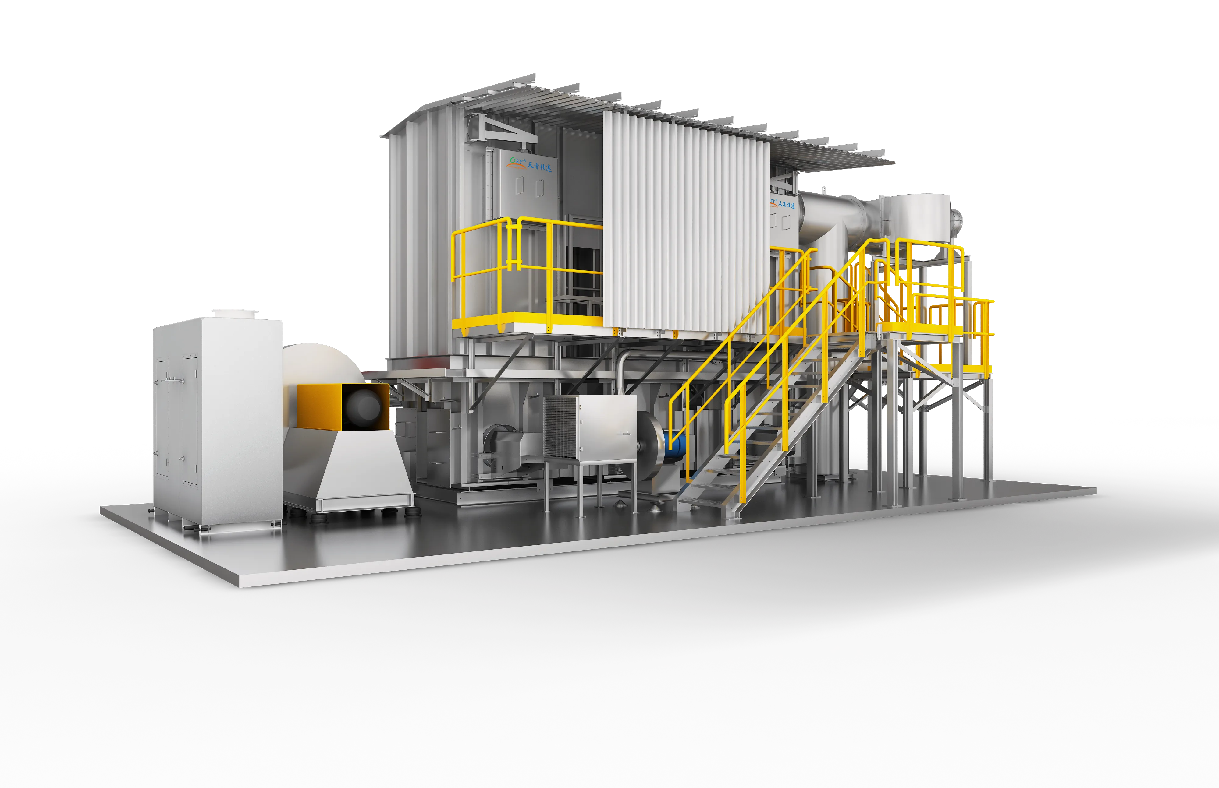New Material Production Three-Bed RTO