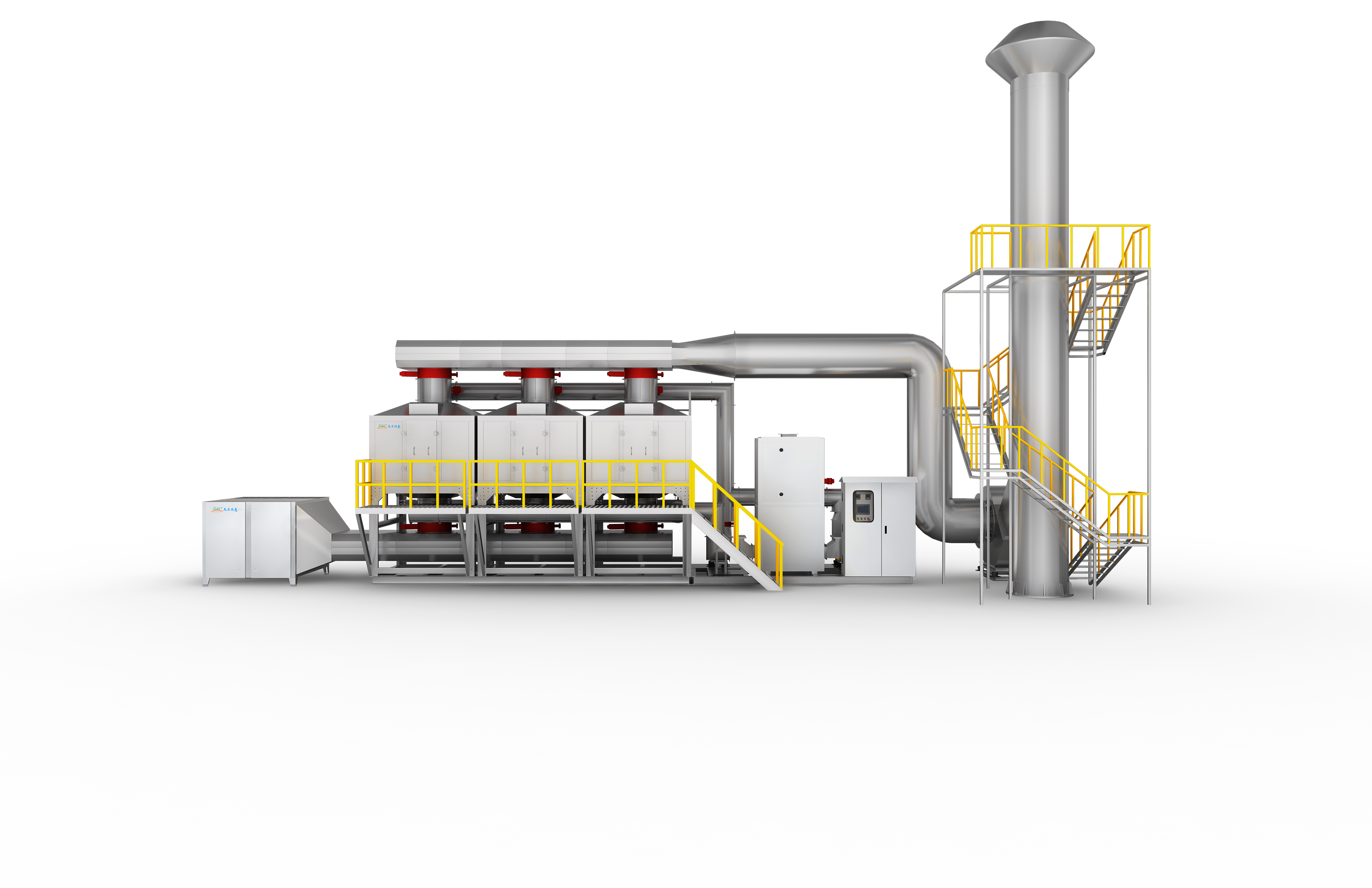 Activated Carbon Adsorption + Catalytic Oxidizer
