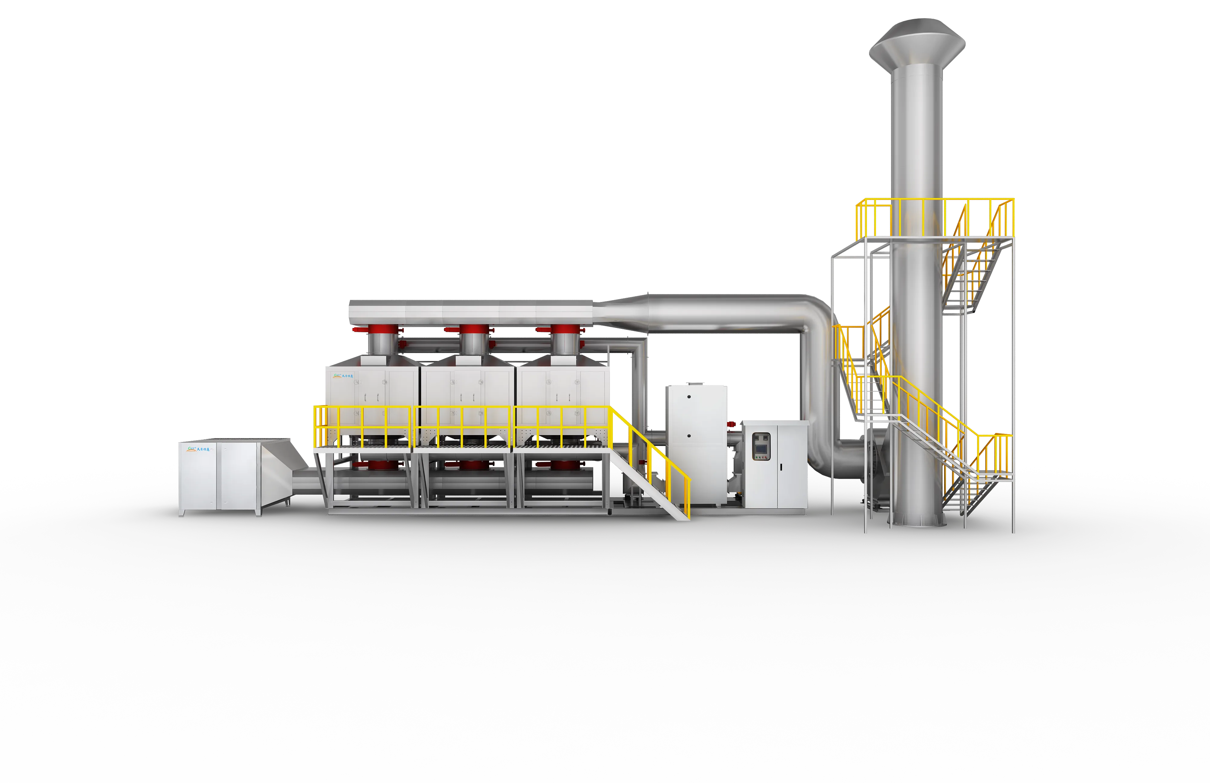 Large-Airflow Automotive Coating VOC Control