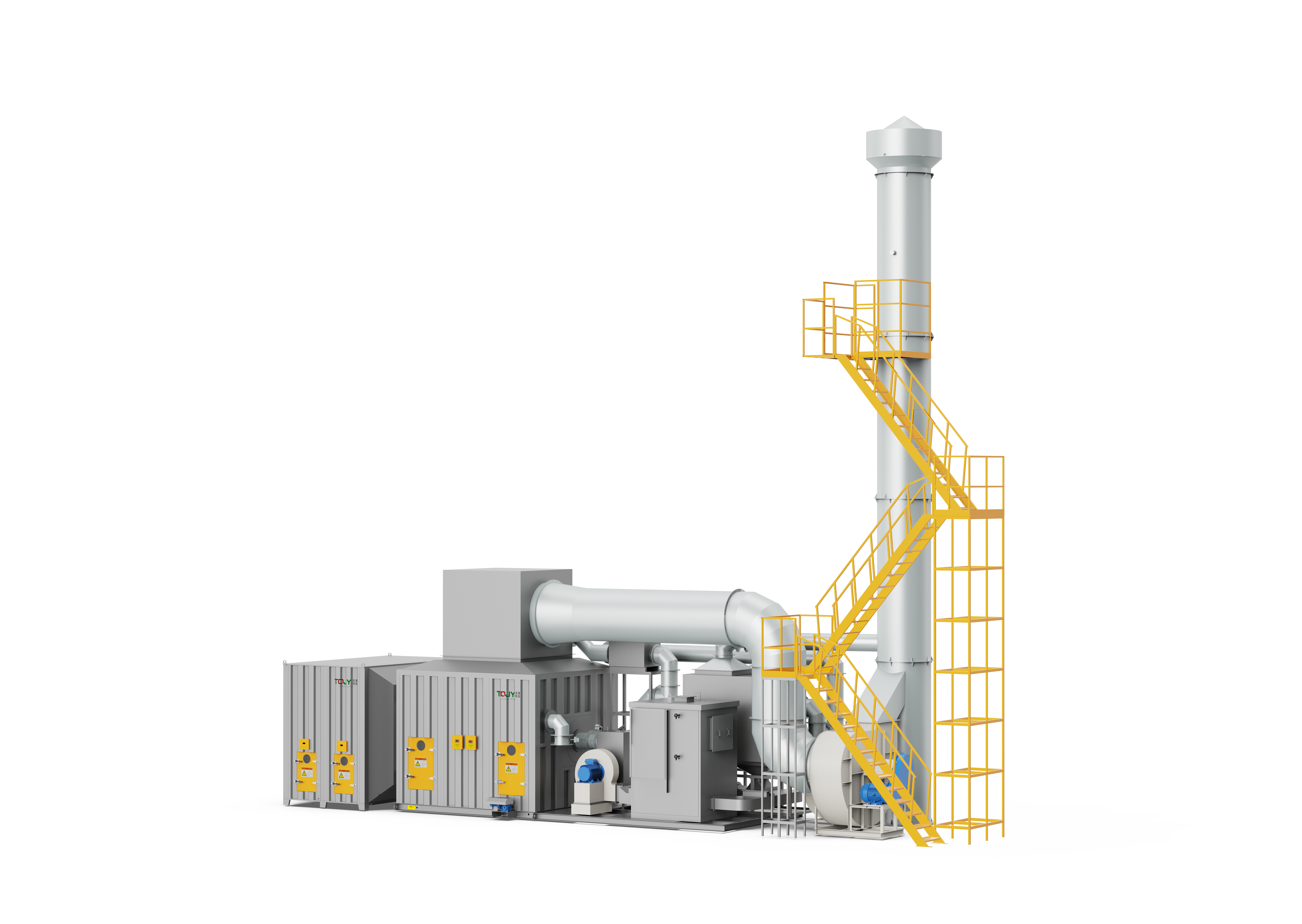 Zeolite Rotor Concentrator process view